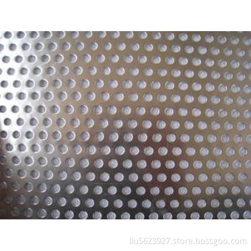 Punching hole mesh